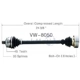 Purchase Top-Quality TRAKMOTIVE - VW8050 - CV Axle Shaft pa5