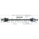 Purchase Top-Quality TRAKMOTIVE - VW8103 - CV Axle Shaft pa3