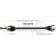 Purchase Top-Quality TRAKMOTIVE - VW8112 - CV Axle Shaft pa2