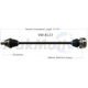 Purchase Top-Quality TRAKMOTIVE - VW8122 - CV Axle Shaft pa2