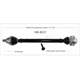 Purchase Top-Quality TRAKMOTIVE - VW8157 - CV Axle Shaft pa5