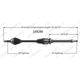 Purchase Top-Quality WORLDPARTS - 169286 - Arbre CV neuf pa1