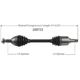 Purchase Top-Quality WORLDPARTS - 169721 - Arbre CV neuf pa2