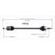 Purchase Top-Quality New CV Shaft by WORLDPARTS - 179132 pa1