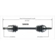 Purchase Top-Quality New CV Shaft by WORLDPARTS - 189050 pa3