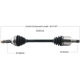 Purchase Top-Quality New CV Shaft by WORLDPARTS pa1