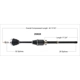 Purchase Top-Quality New CV Shaft by WORLDPARTS pa1