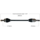 Purchase Top-Quality WORLDPARTS - 299103 - Arbre CV neuf pa2