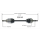 Purchase Top-Quality Arbre CV neuf by WORLDPARTS - 329145 pa1