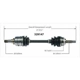 Purchase Top-Quality New CV Shaft by WORLDPARTS pa1