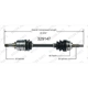 Purchase Top-Quality New CV Shaft by WORLDPARTS pa2