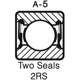 Purchase Top-Quality Roulement d'arbre de sortie by SKF - 6307-2RSJ pa5