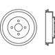 Purchase Top-Quality Tambour de frein arrière by CENTRIC PARTS - 122.62038 pa2