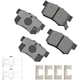 Purchase Top-Quality Rear Ceramic Pads by AKEBONO - ASP536B pa9