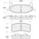 Purchase Top-Quality Rear Ceramic Pads by CENTRIC PARTS - 103.03770 pa1