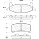 Purchase Top-Quality Rear Ceramic Pads by CENTRIC PARTS - 103.03770 pa3