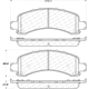 Purchase Top-Quality Rear Ceramic Pads by CENTRIC PARTS - 103.09741 pa5