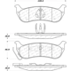 Purchase Top-Quality Plaquette arrière en céramique by CENTRIC PARTS - 103.09980 pa7