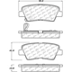 Purchase Top-Quality Rear Ceramic Pads by CENTRIC PARTS - 103.13130 pa3