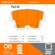 Purchase Top-Quality QUALITY-BUILT - 1000-1057C - Rear Disc Brake Pad Set pa5