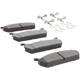 Purchase Top-Quality QUALITY-BUILT - 1001-0458C - Rear Disc Brake Pad Set pa2