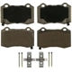 Purchase Top-Quality WAGNER - QC1053 - Rear Disc Brake Pads pa1