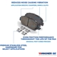 Purchase Top-Quality WAGNER - ZD1551 - QuickStop Disc Brake Pad Set pa2