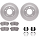 Purchase Top-Quality DYNAMIC FRICTION COMPANY - 4512-03137 - Rear Disc Brake Kit pa4