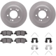 Purchase Top-Quality DYNAMIC FRICTION COMPANY - 4512-03148 - Rear Disc Brake Kit pa3