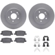 Purchase Top-Quality DYNAMIC FRICTION COMPANY - 4512-03193 - Rear Disc Brake Kit pa1