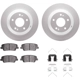 Purchase Top-Quality DYNAMIC FRICTION COMPANY - 4512-21070 - Rear Disc Brake Kit pa2