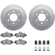 Purchase Top-Quality DYNAMIC FRICTION COMPANY - 4512-40105 - Rear Disc Brake Kit pa1