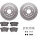 Purchase Top-Quality DYNAMIC FRICTION COMPANY - 4512-58032 - Rear Disc Brake Kit pa5