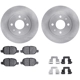 Purchase Top-Quality DYNAMIC FRICTION COMPANY - 6312-07005 - Rear Disc Brake Kit pa1