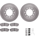 Purchase Top-Quality DYNAMIC FRICTION COMPANY - 6312-76100 - Rear Disc Brake Kit pa4