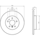 Purchase Top-Quality Rear Disc Brake Rotor by HELLA PAGID - 355101732 pa4