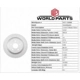 Purchase Top-Quality Rotor de frein à disque arrière by WORLDPARTS - WS1-230086 pa5