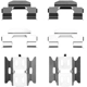 Purchase Top-Quality Rear Disc Hardware Kit by DYNAMIC FRICTION COMPANY - 340-47048 pa3