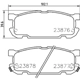 Purchase Top-Quality HELLA PAGID - 355035751 - Disc Brake Pad Set pa1