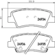 Purchase Top-Quality HELLA PAGID - 355036131 - Disc Brake Pad Set pa1