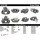 Purchase Top-Quality Rear Left Rebuilt Caliper With Hardware by CENTRIC PARTS pa8