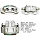 Purchase Top-Quality Rear Left Rebuilt Caliper With Hardware by CENTRIC PARTS pa14