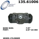 Purchase Top-Quality Rear Left Wheel Cylinder by CENTRIC PARTS - 135.61006 pa1