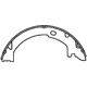 Purchase Top-Quality Rear Parking Brake Shoes by BENDIX - 725 pa1