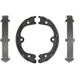 Purchase Top-Quality SILENCER - B867 - Parking Brake Shoe pa1