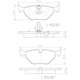 Purchase Top-Quality Plaquettes de frein arrière en céramique qualité supérieur by BREMBO - P06025N pa5