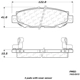 Purchase Top-Quality Rear Premium Ceramic Pads by CENTRIC PARTS - 301.05720 pa9