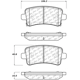 Purchase Top-Quality Plaquettes de frein arrière en céramique qualité supérieur by CENTRIC PARTS - 301.14302 pa4