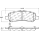 Purchase Top-Quality Plaquettes de frein arrière en céramique qualité supérieur by CENTRIC PARTS - 301.16470 pa3