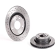 Purchase Top-Quality Rear Premium Rotor by BREMBO - 09.7702.1X (1 Qty) pa2